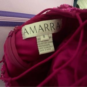 AMMARA, homecoming dress, fuchsia/dark pink, size 8
